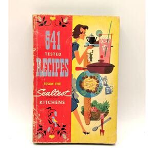 Vintage 1954 Sealtest Kitchen Recipes Cookbook Paperback Collectible